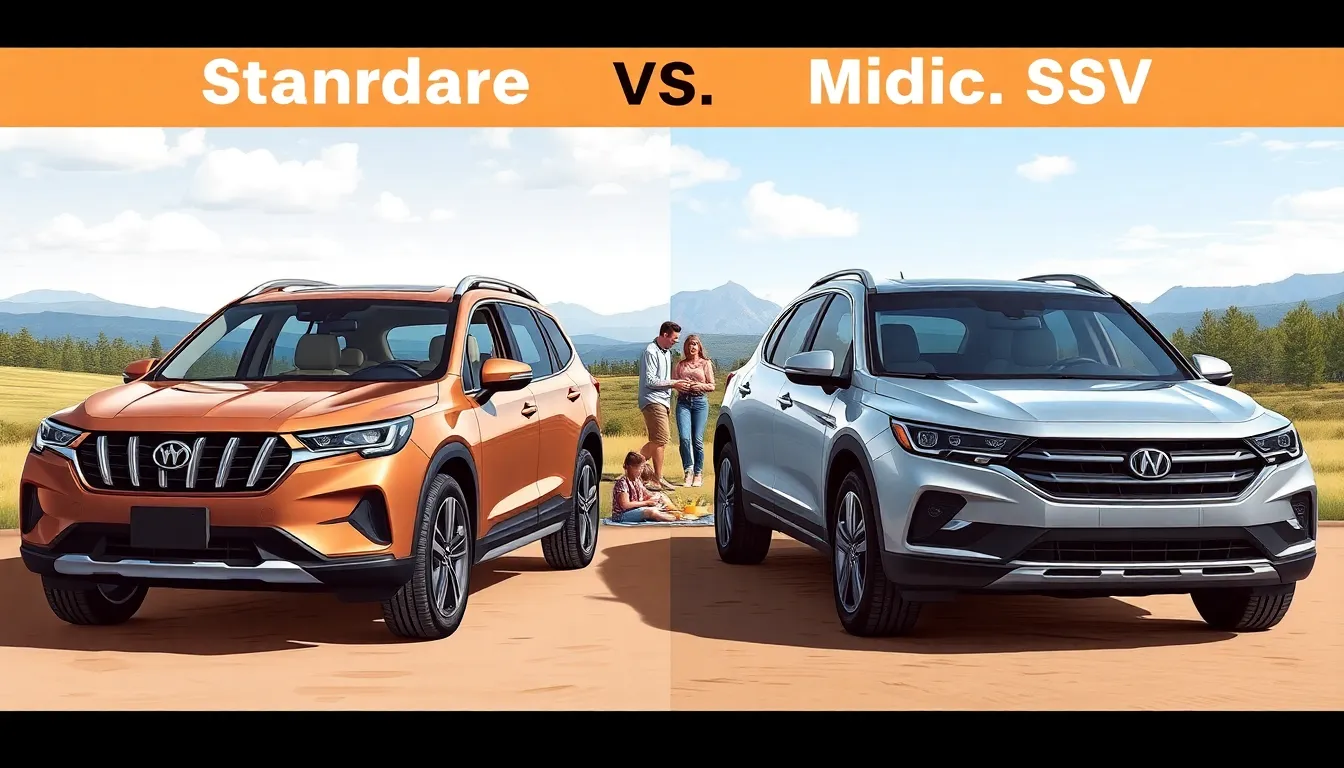 Extraordinary Standard Suv Vs Midsize Photos